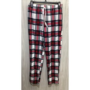 UNBRANDED Women's‎ (Size M) Plaid Pull On Pajama Lounge Pants Stretch